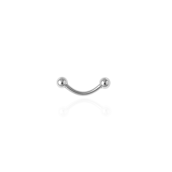 Barbell curvo básico aço natural 6mm