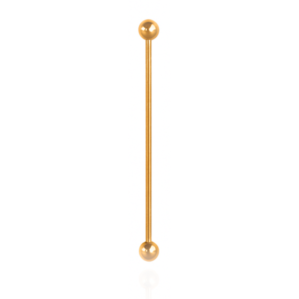 Transversal básico aço pvd gold 38mm