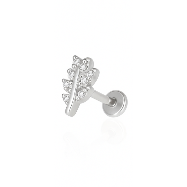 Piercing folha aço natural