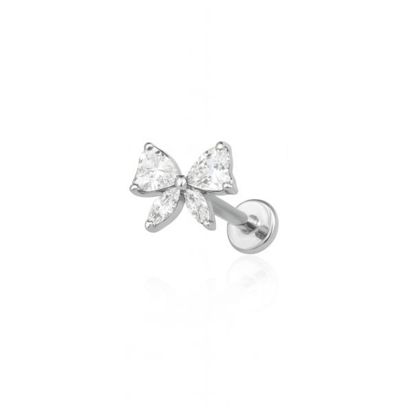 Piercing laço titânio natural